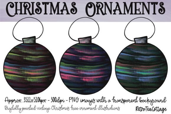 Download Elegant Christmas Tree Bauble Ornaments - Christmas Collection