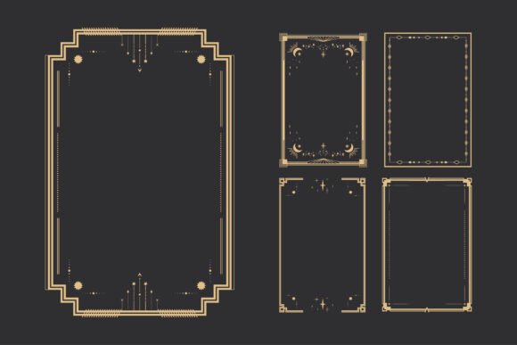 Download Celestial Tarot Frames Set - Frames Collection