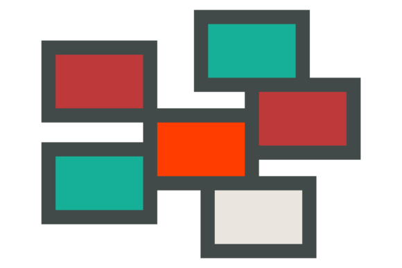 Download Wall Picture Frames Color Icon. Room Dec - Frames Collection