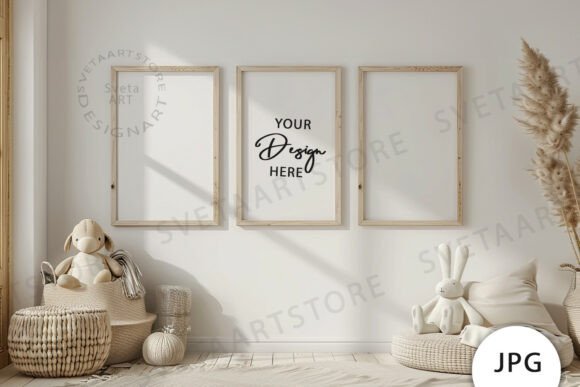 Download Frames Mockup, Baby Room Mockup JPG - Frames Collection