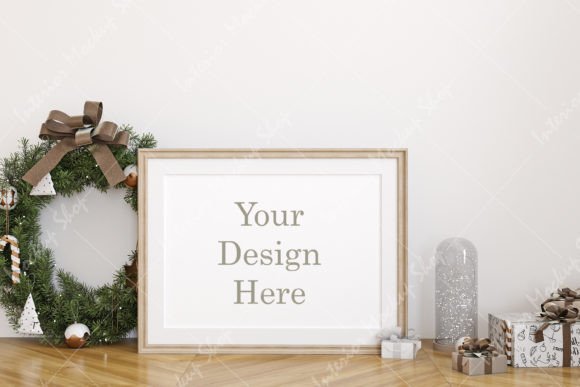 Download Christmas Frame Mockup - 1328 - Christmas Collection