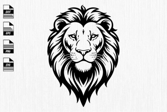 Download Majestic Lion Svg- King of the Jungle Cl - Premium Bundle