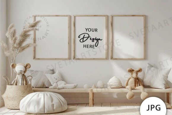 Download Frames Mockup, Baby Room Mockup JPG - Frames Collection