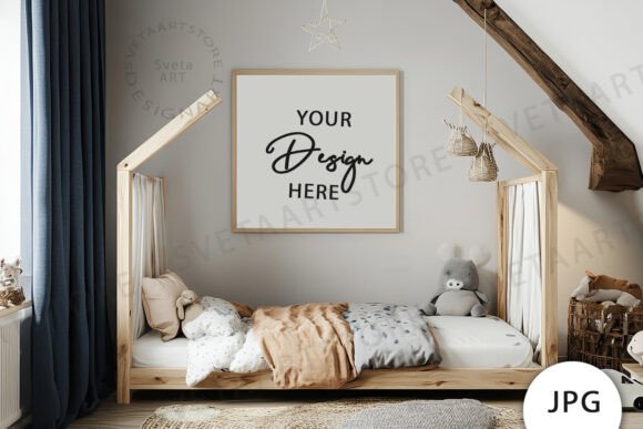 Download Frames Mockup, Baby Room Mockup JPG - Frames Collection
