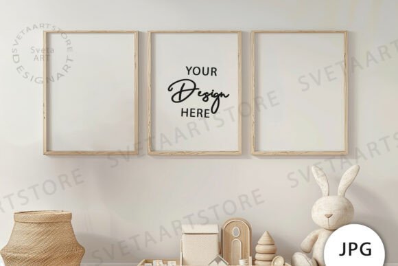 Download Frames Mockup, Baby Room Mockup JPG - Frames Collection