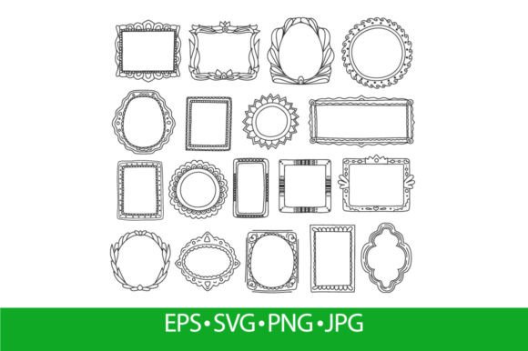 Download Doodle Photo Frames, Cute Hand Drawn - Frames Collection
