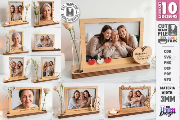 Download Photo Frames and Candle Holders Bundle - Frames Collection