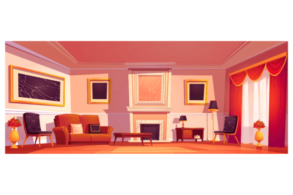Download Old Luxury Living Room Interior - Living Collection