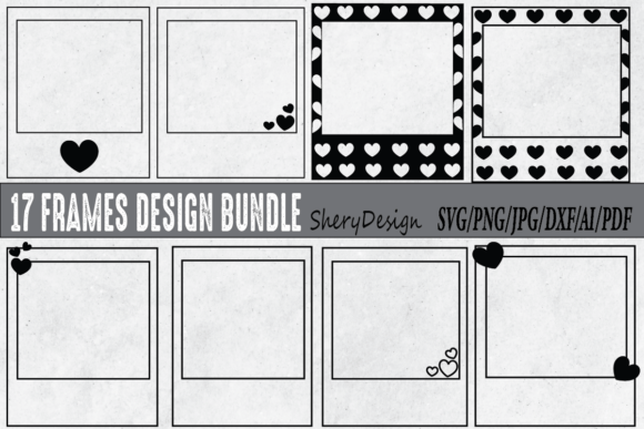 Download Retro Picture Frames SVG Bundle - Frames Collection