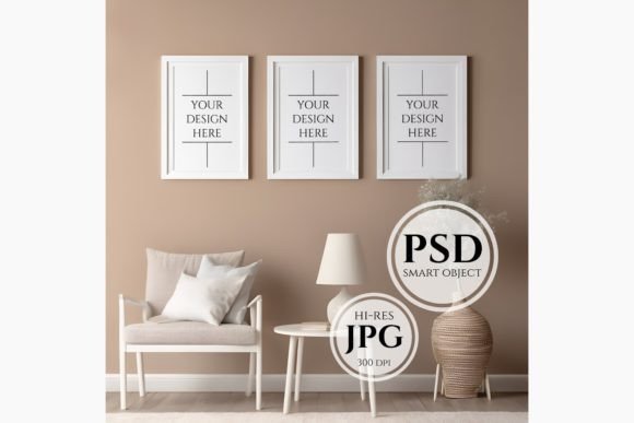 Download Frame Mockup, Wall Art Mockup Frame - Premium Resources