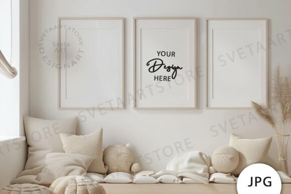 Download Frames Mockup, Baby Room Mockup JPG - Frames Collection