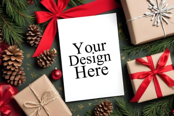 Download Invitation Mockups,Christmas Card Mockup - Christmas Collection