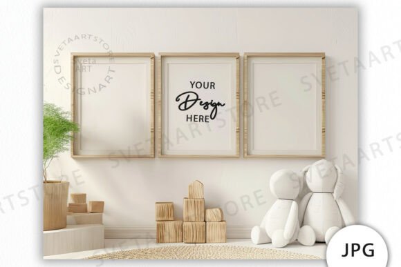 Download Frames Mockup, Baby Room Mockup JPG - Frames Collection