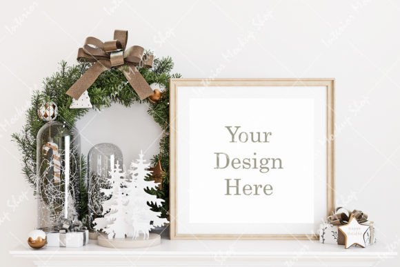 Download Frame Mockup Christmas - 1332 - Christmas Collection