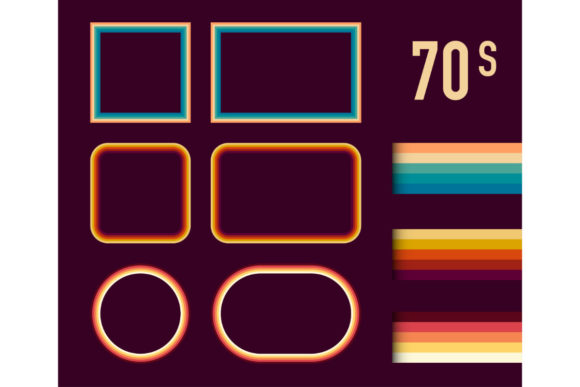 Download 1970s Style Museum Picture Frames Vector - Frames Collection