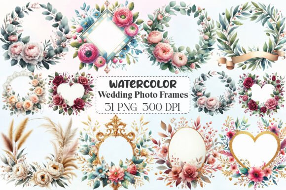 Download Wedding Photo Frames Clipart - Frames Collection