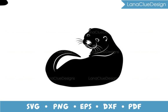 Download Otter SVG Silhouette Cut File - Silhouette cut file Collection