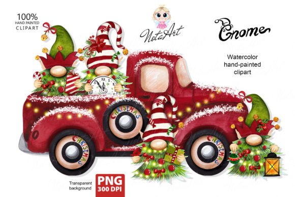 Download Christmas Gnomes Christmas Trees on a Tr - Christmas Collection