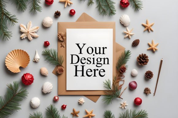 Download Invitation Mockups,Christmas Card Mockup - Christmas Collection