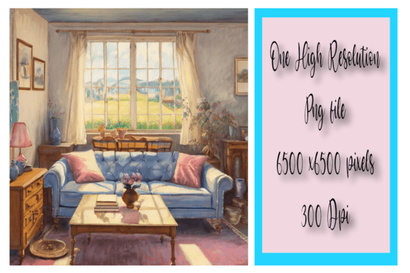 Download Cozy Living Room Scene - Living Collection