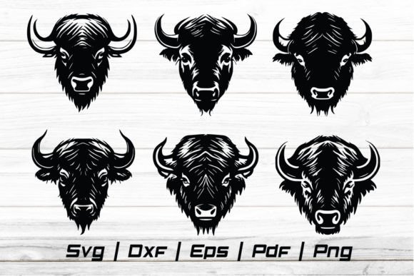 Download Buffalo Head Svg Silhouette Cut File - Silhouette cut file Collection