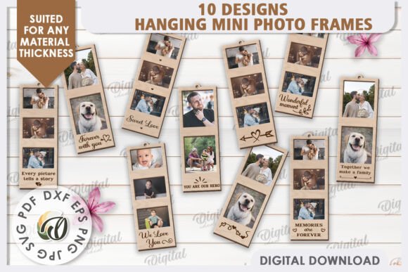 Download Mini Photo Frames Laser Cut Bundle - Frames Collection